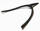 Mid-late 19th C American Antique Hand Forged Iron  2 Curved Tine Eel Spear Head 