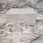 Donoucls Crystal Napkin Ring Holders 2  Set Of 4 Party Wedding Christmas Clear
