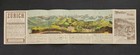 1871 Antique Bahn Arth Rigi Train Zurich Switzerland Timetable Map Travel
