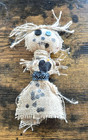 Black Hearted Evil Voodoo Doll Gothic Occult Ritual Hexes  Broken Hearts 
