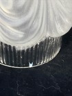 2  Antique Frosted   Clear Drapery   Ribbed  Glass Shades 2 25    Fitter