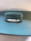 Vtg Royal Traveler Aqua Blue Hard Train Case Make Up Luggage Bag no Keys