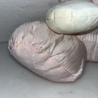 Vtg Fisher Price Puffalump Puppy Dog Nylon Plush 1356 1988 Pink Blue Bear Rattle