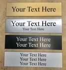 Plates plaques  Signs Laser Engraved For Business And Or Home  Choose Color
