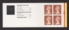 1988 Great Britain Scott Booklet 456 Machins With Window  4x27p Complete Booklet