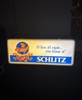 Rare Schlitz Brewing Lighted Beer Sign 1977 Works