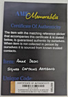 Amar Dedic Signed Football Captain   s Armband  Private Signings Coa  Original
