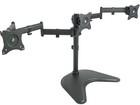 Triple Monitor Mount Stand - Fully Adjustable Desk Free Stand For 3 Lcd Screens