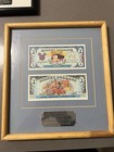 Disney Dollars  Mickeys 65th Birthday 1993  First Day Issue Framed Set