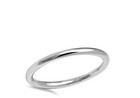Round Wedding Ring New  925 Sterling Silver Thin 2mm Thumb Band Sizes 2-13