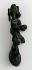 Heavy Antique Indian Hindu Bronze Statue Dancing Krishna 5    Tall