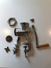 Vintage Alfa 5 Meat Sausage Mincer Grinder With Wooden Handle