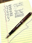 C1925 Wahl Eversharp Woodgrain Hard Rubber Ring Top Fountain Pen 14k -restored