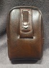 Vintage Kodak Camera Brown Leather Pouch Case Tote Padded W  Zipper And Pocket