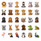 Wafer Paper 30  Zoo Animal  Cupcake Toppers Safari Jungle Edible Image Sheet
