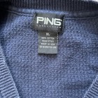 Ping Men s Golf Sweater Vest Pullover Navy Blue Size Xl Made In Usa 100  Cotton