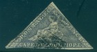 Cape Of Good Hope 1863 Triangulars - Hope Seated  6p Purple  Sc  14  sg 20  Used