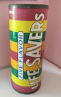 Vintage Life Savers Five Flavor Huge Can Display 1964 Advertising Tin Cardboard