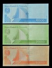 15 Pcs Venezuela Banknotes- 5 X 10000 20000 50000 Bolivares 2019 Issue   Unc