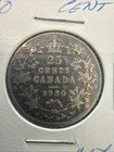 1930 Canada Twenty Five Cent 25c Silver Coin  x2009
