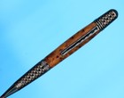 Handmade Thuya Burl Ballpoint Pen     Exotic Wood     Collector   s Writing Artifact