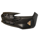 Fits 2019 2020 Hyundai Elantra Front Bumper Set With Lamps   Grill
