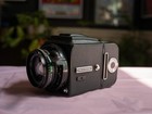 Hasselblad 500cm Film Camera Bundle W  80mm F 2 8 Lens   Prism Viewfinder