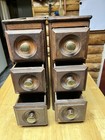 Vintage Treadle Sewing Machine Cabinet Drawers Set Of 3 Drawers Each
