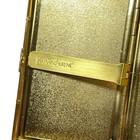 Yves Saint Laurent Ysl Vintage Gold Metal Cigarette Case Black Red Used