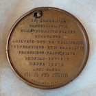 Commemorative Bronze Medal Duke Of Wellington 1819 Vintage