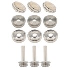 Trumpet Repair Kit - Silver Trumpet Valve Cap Buttons  Springs  Screws For Da   