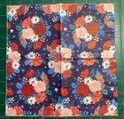 Two Single Cocktail Napkins For Decoupage Summer Patriotic Flowers Flag Floral