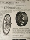 1923 Vintage Advertising Medart Company St Louis Mo Hoisting Sheaves   Pulleys 