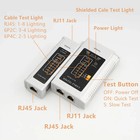 Network Cable Tester Test Tool Rj45 Rj11 Rj12 Cat5 Cat6 Utp Usb Lan Wire White