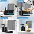 Kitchen Soap Dispenser Set  Soap Dispenser For Kitchen Sink  Dish Soap Dispen   