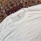 Vintage Hanes Classics White Blank T-shirt Single Stitch Made In Usa Mens Large