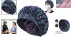 Bouffant Caps With Buttons Sweatband Adjustable Scrub Caps For Women Men
