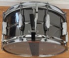 Ludwig Lb417k Black Beauty Brass Kit Snare Drum 6 5 x14   1990 s