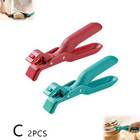 Anti-scald Bowl Plate Holder Clip     Silicone Pot Gripper Heat Resistant Tongs