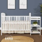 Anna 3-in-1 Full Size Crib And Changing Table Combo In White