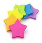 6 Pcs Star-shaped Sticky Notes - 180 Sheets Bright Colors For Home   Office Use