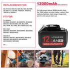 2pack 12 0ah 8 0ah Battery For Makita 18v Lithium-ion Bl1860 Bl1850 Lxt Charger