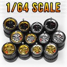 1 64 Scale 10 Spoke Twist Alloy Real Rider Wheels Rims Tires Brake Set For Hot