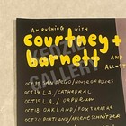Courtney Barnett Kurt Vile 2017 Sea Lice Tour Live Record Store Promo Poster
