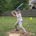 Blitzball- Plastic Backyard Baseball Bat And 2 Ball Combo Set F s