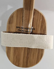 Premium Natural Bristle Wooden Bath Shower Body Back Dry Skin Brush Spa Scrubber