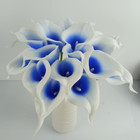 20pcs Calla Lily Bridal Wedding Bouquet Head Latex Real Touch Flower Bouquets  b