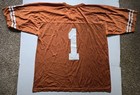 Nike University Of Texas Longhorns  1 Ncaa Football Jersey Orange Men s 2xl