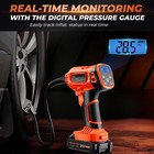 160psi Cordless Tire Inflator Portable Air Compressor Car Air Tire Pump Digital