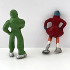 Vintage 1930s Barclay Lead Ice Skating Figurines Christmas Holiday Collectable
